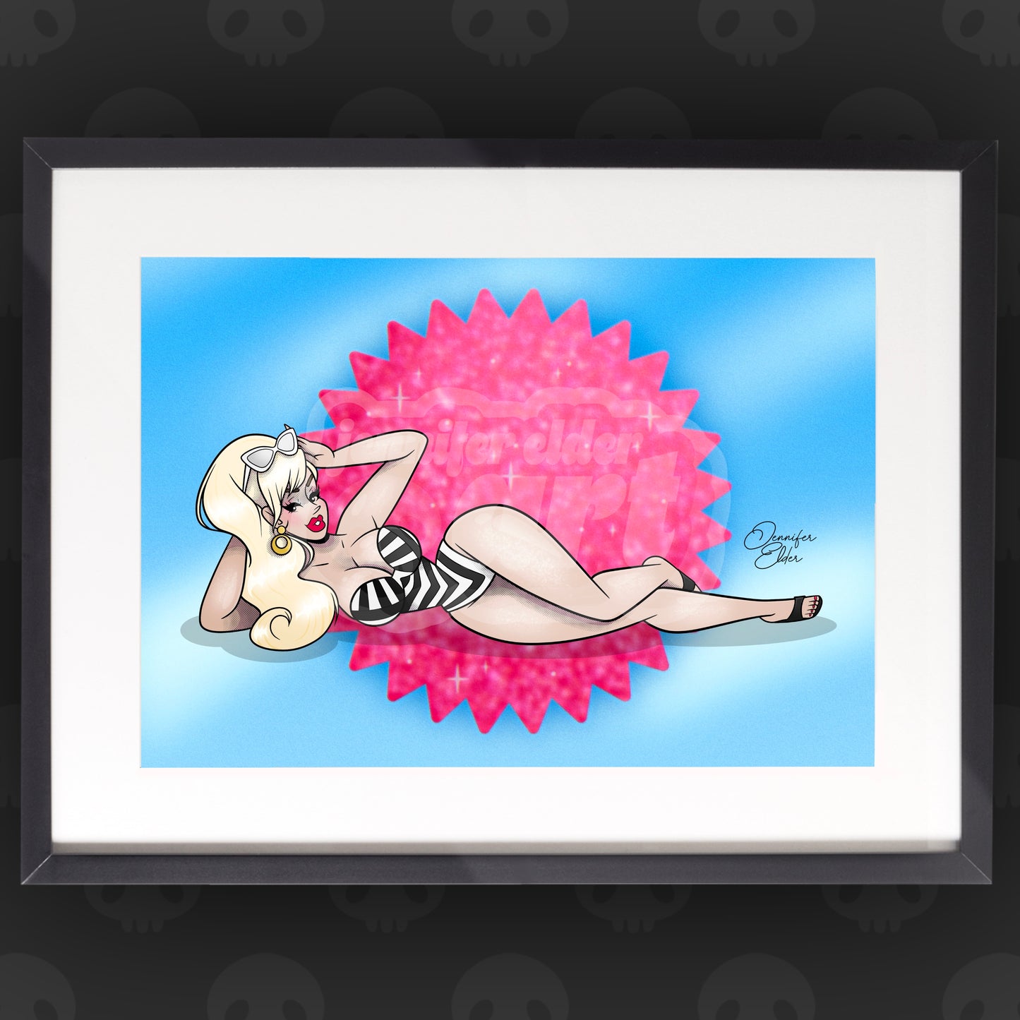 Hi Barbie Art Print
