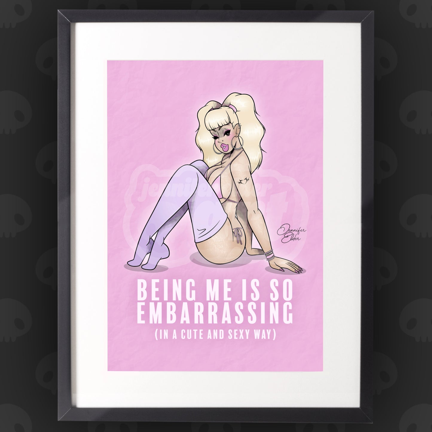 So Embarrassing Art Print