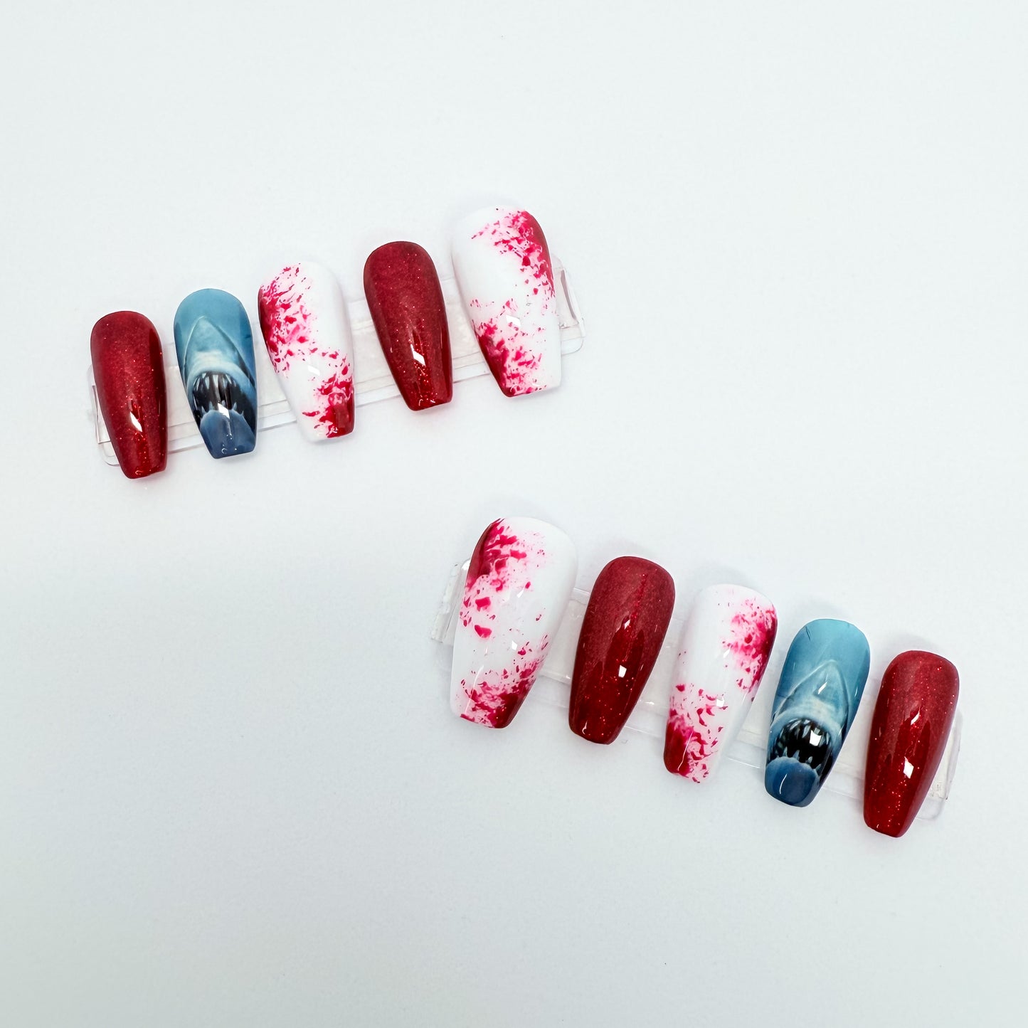 Scary Shark Made To Order Press-On Nails