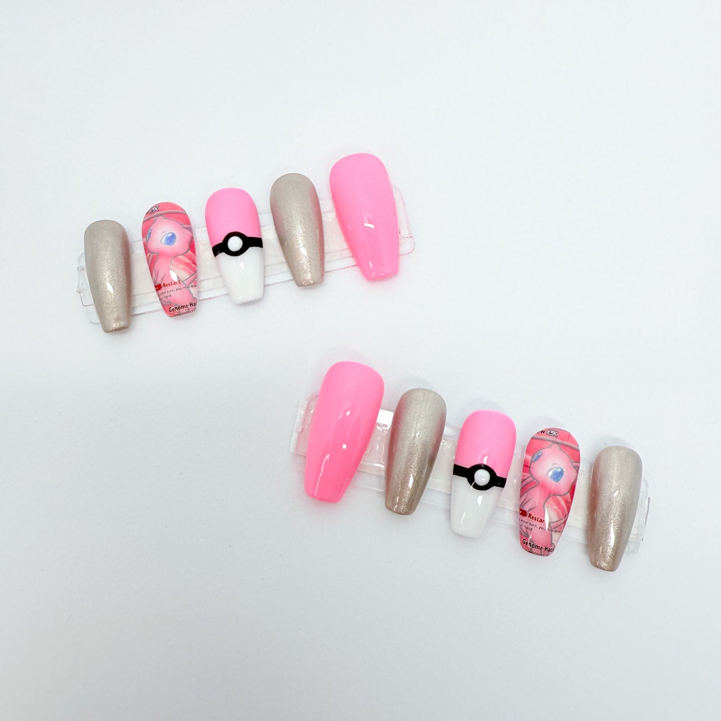 Pink Meow Made To Order Press-On Nails