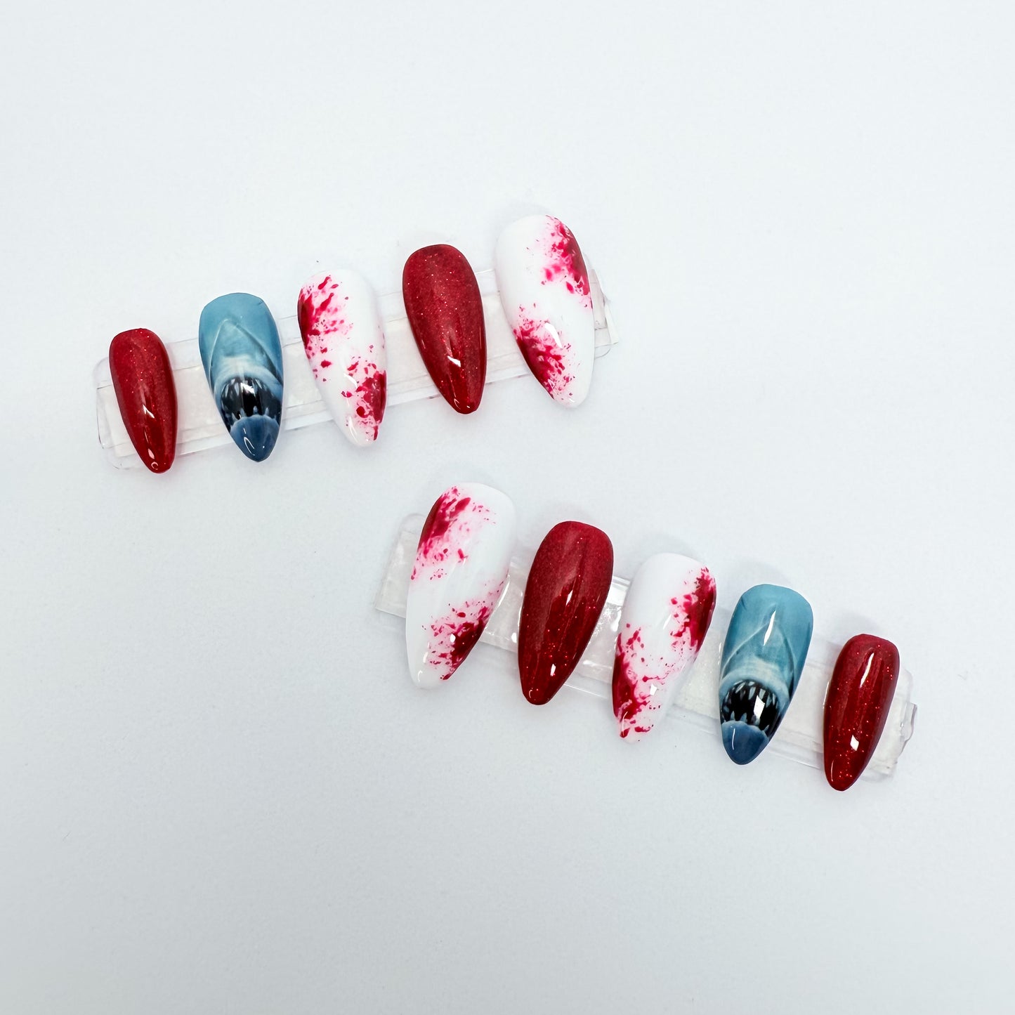 Scary Shark Made To Order Press-On Nails