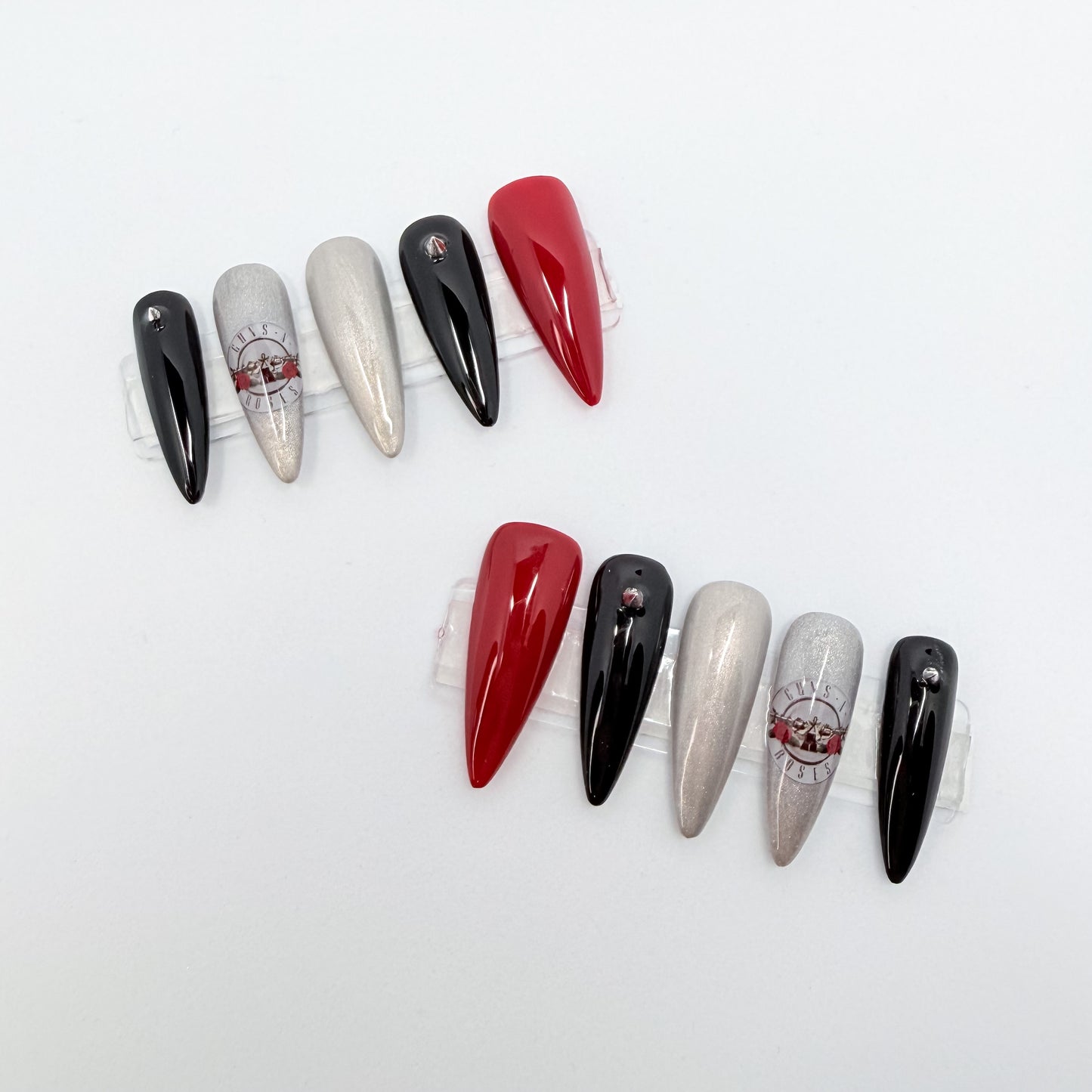 Weapons & Flowers Made To Order Press-On Nails