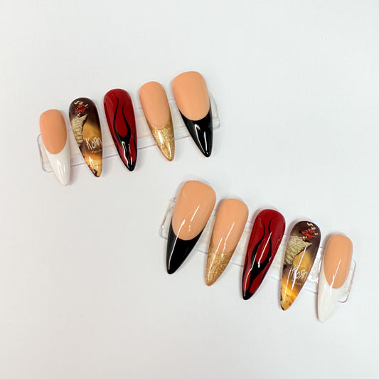 Korn 'Follow The Leader' Inspired Press-On Nails