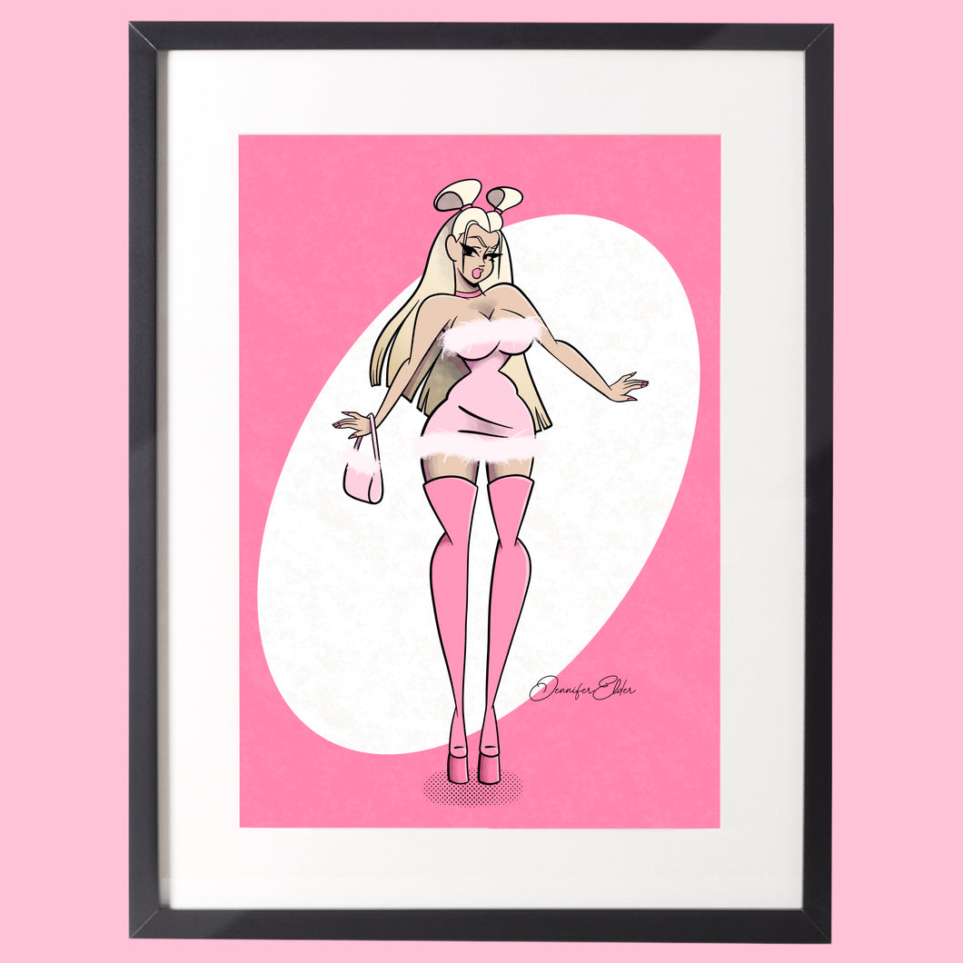Pink Art Print
