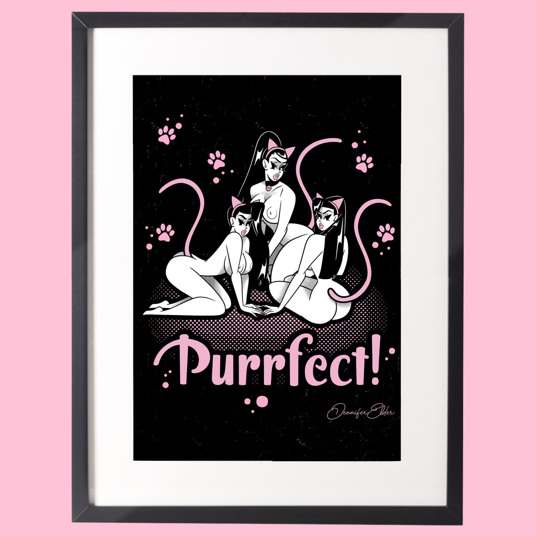Purrfect Art Print